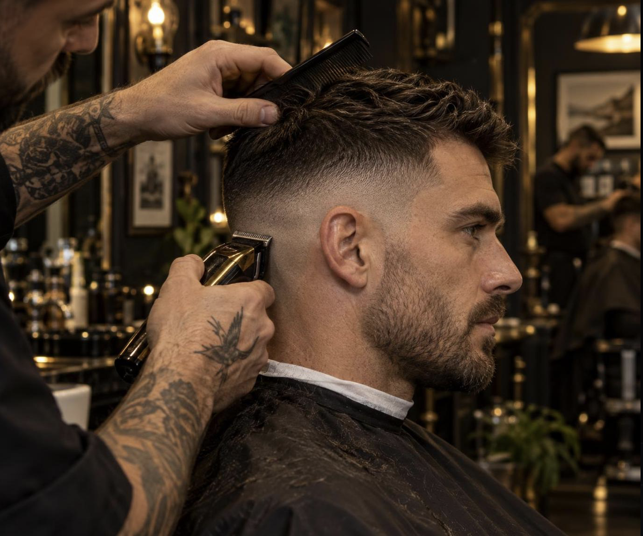 Fresh skin fade haircut